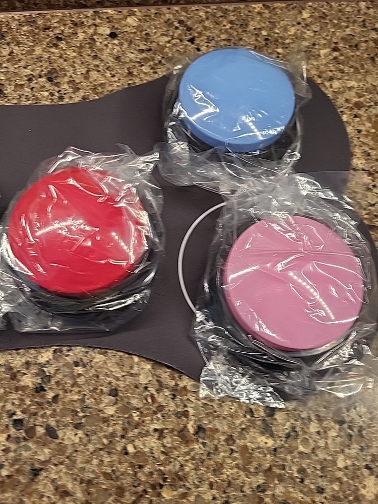 Acools Pet Talking Buttons 8 Pack Dog Training with Waterproof Mat READ!!