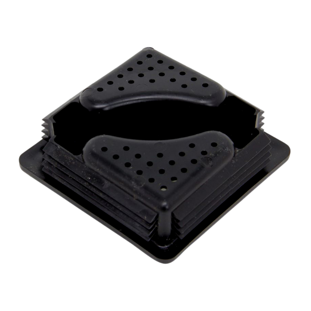 4" Square Bumper Plug End Cap Cover RV Camper Trailer - 2 Pack