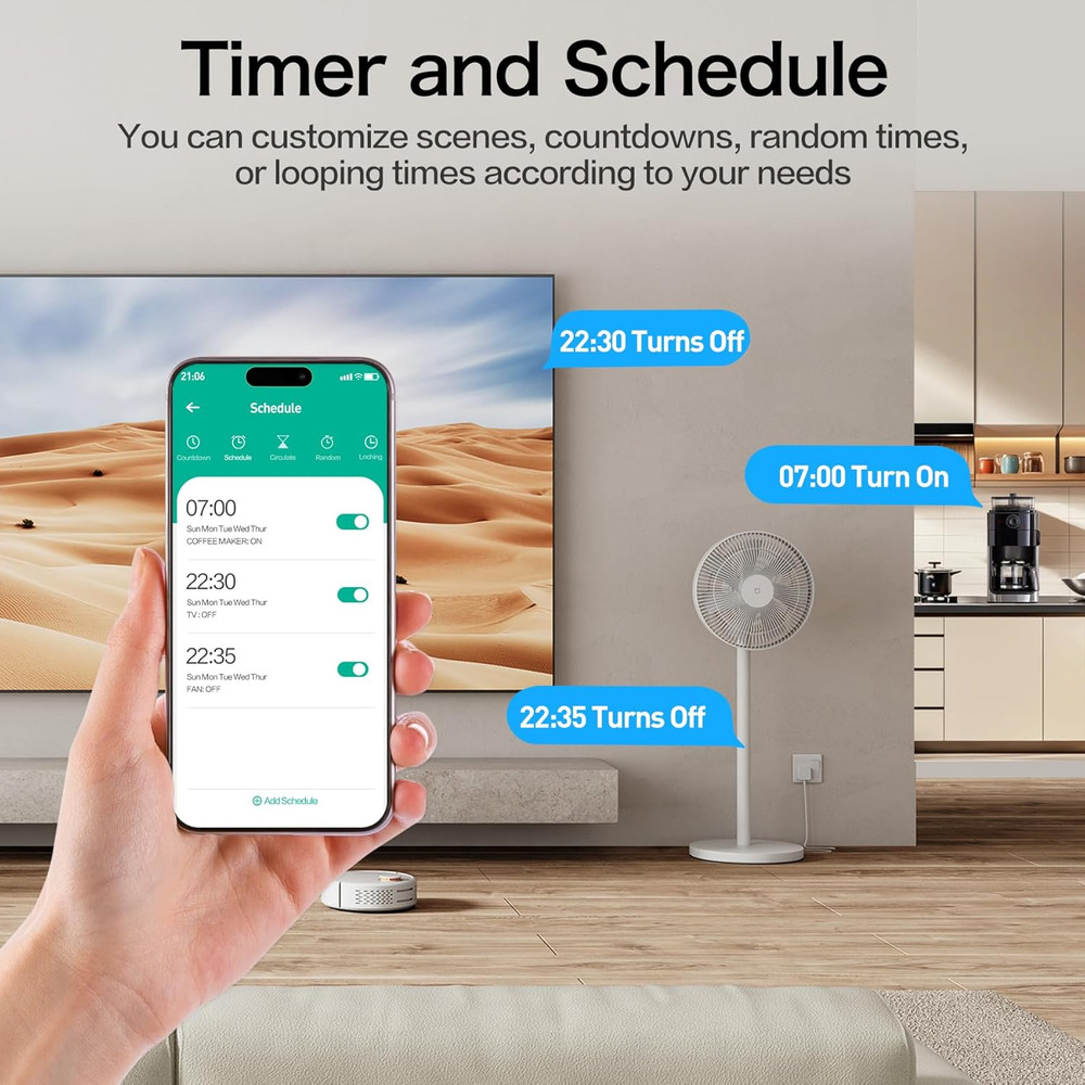 🔌 Smart WiFi Plug | Alexa & Google | Remote App & Timer Control