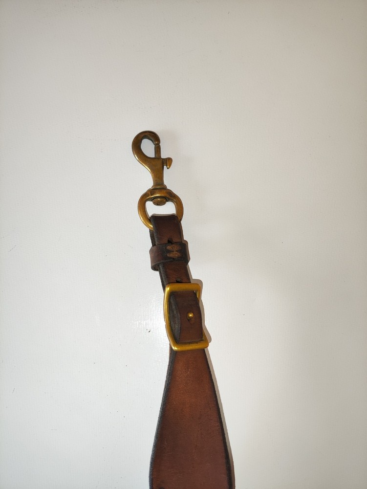 Circle Y Saddle Brown Leather Crupper