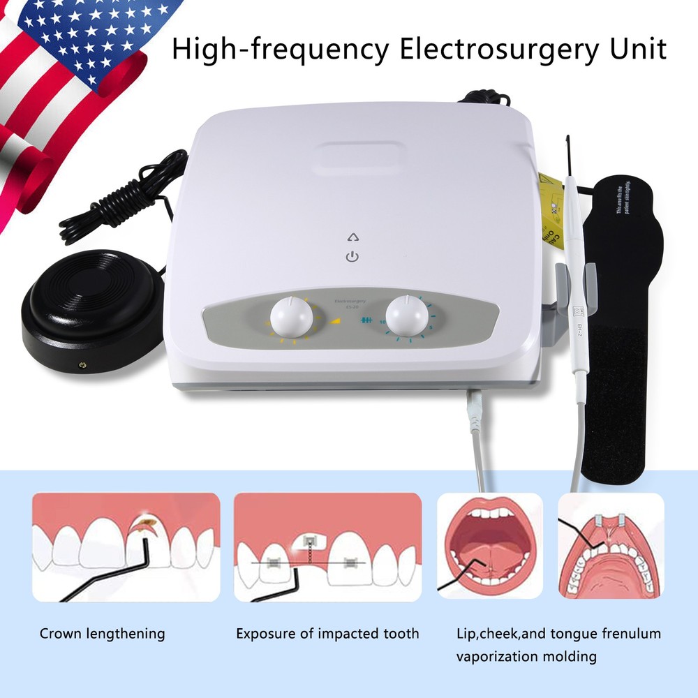 Dental Electro Electrosurgery Unit Machine High Frequency Electric 7pcs Tips