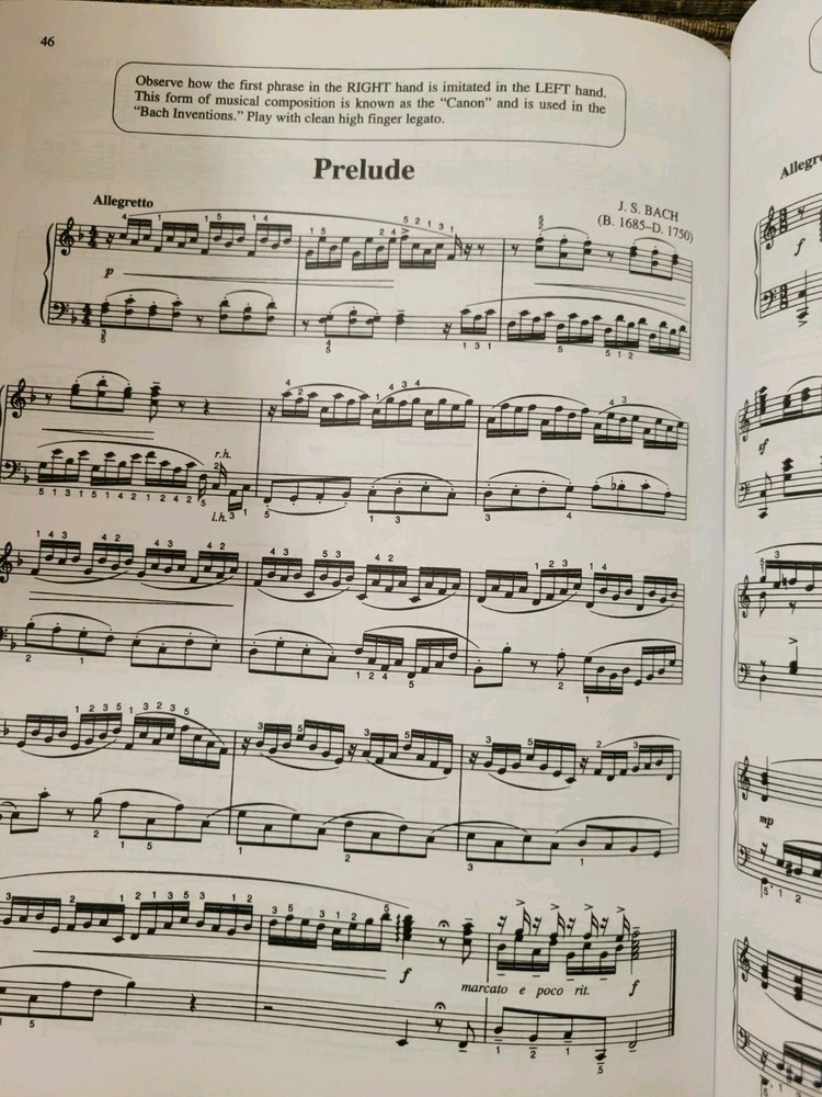 "MICHAEL AARON PIANO COURSE" LESSONS-GRADE 4(FOUR) EUC