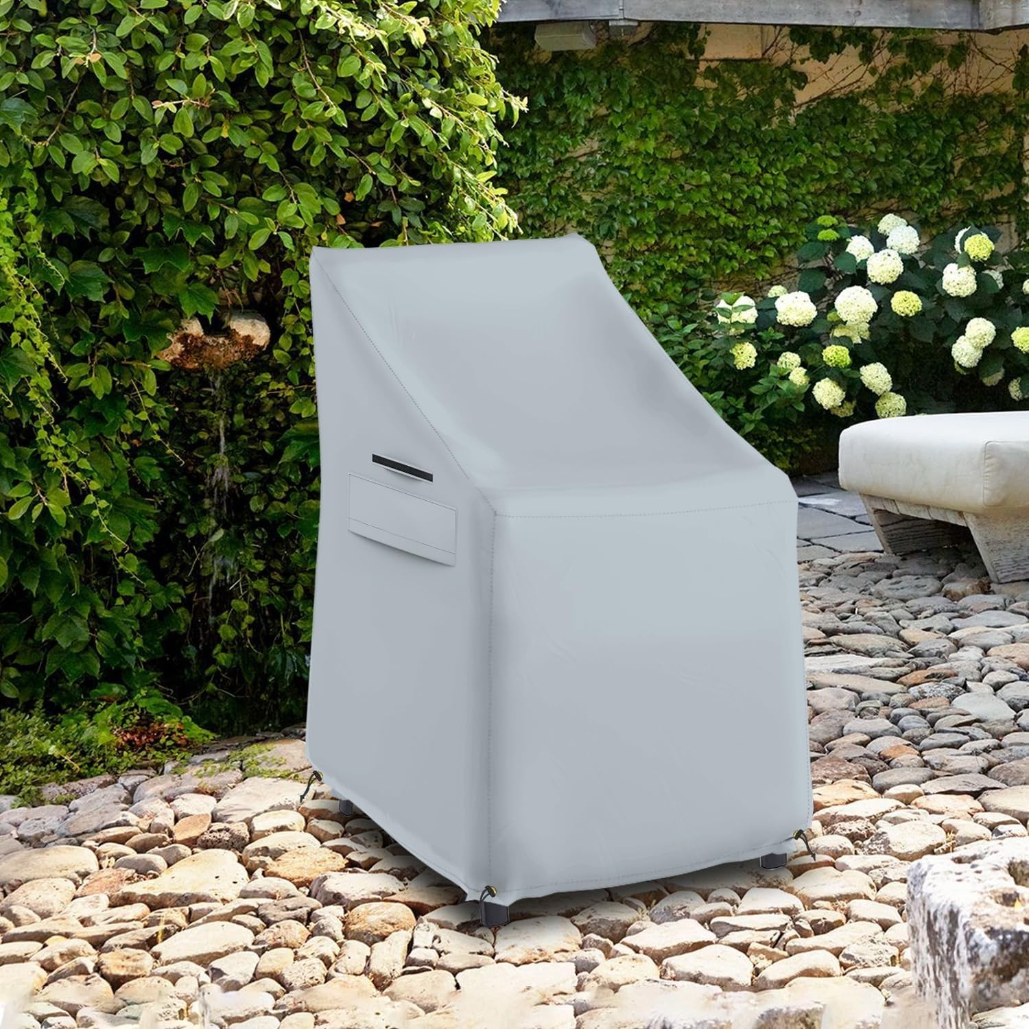 Seal Skin Patio Chair Cover, Waterproof Heavy-Duty with Drawstring & Air Vent