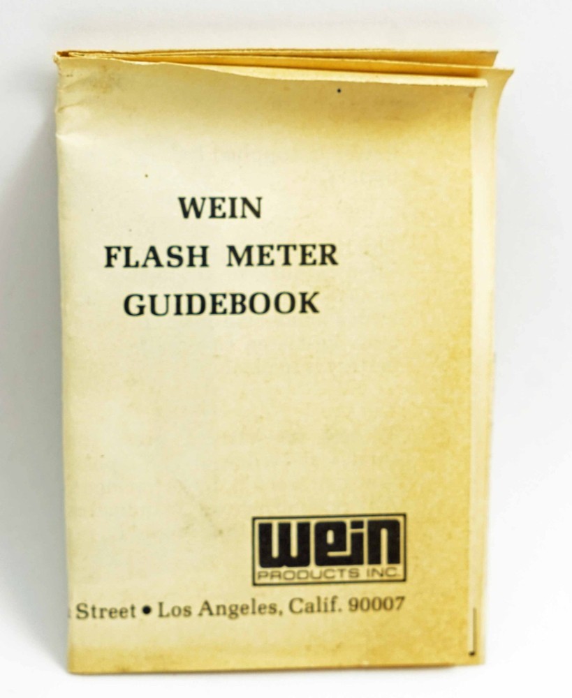 Wein WP-500 Flash Meter with Original Case and Instruction Manual