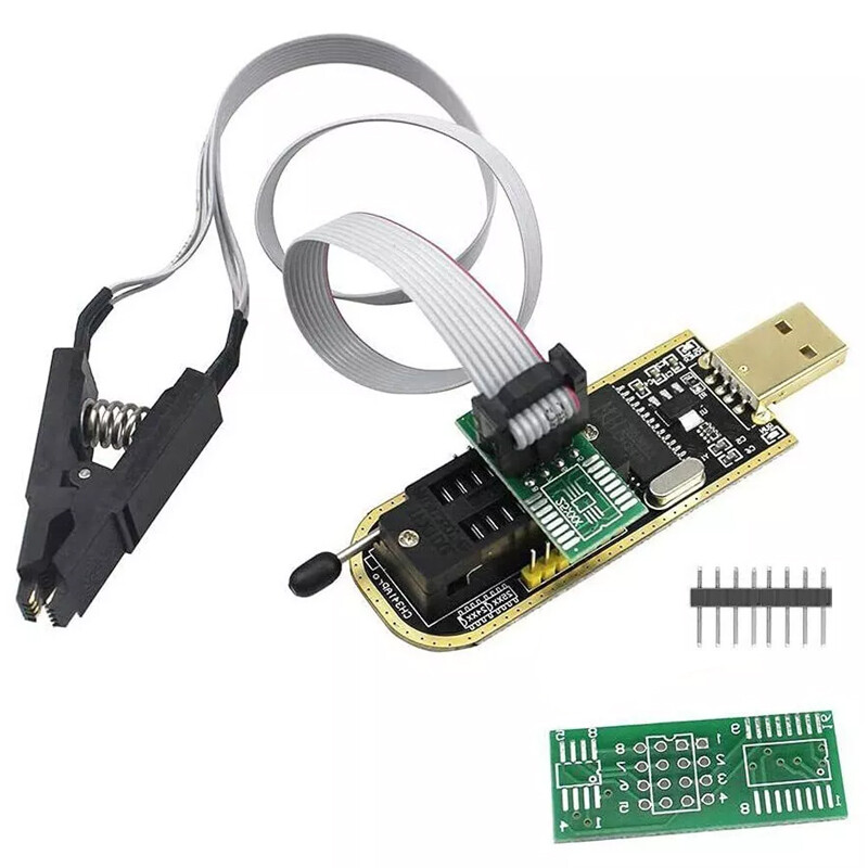 USB Programmer CH341A Series Burner Chip 24 EEPROM BIOS Writer 25SPI Flash SOP8