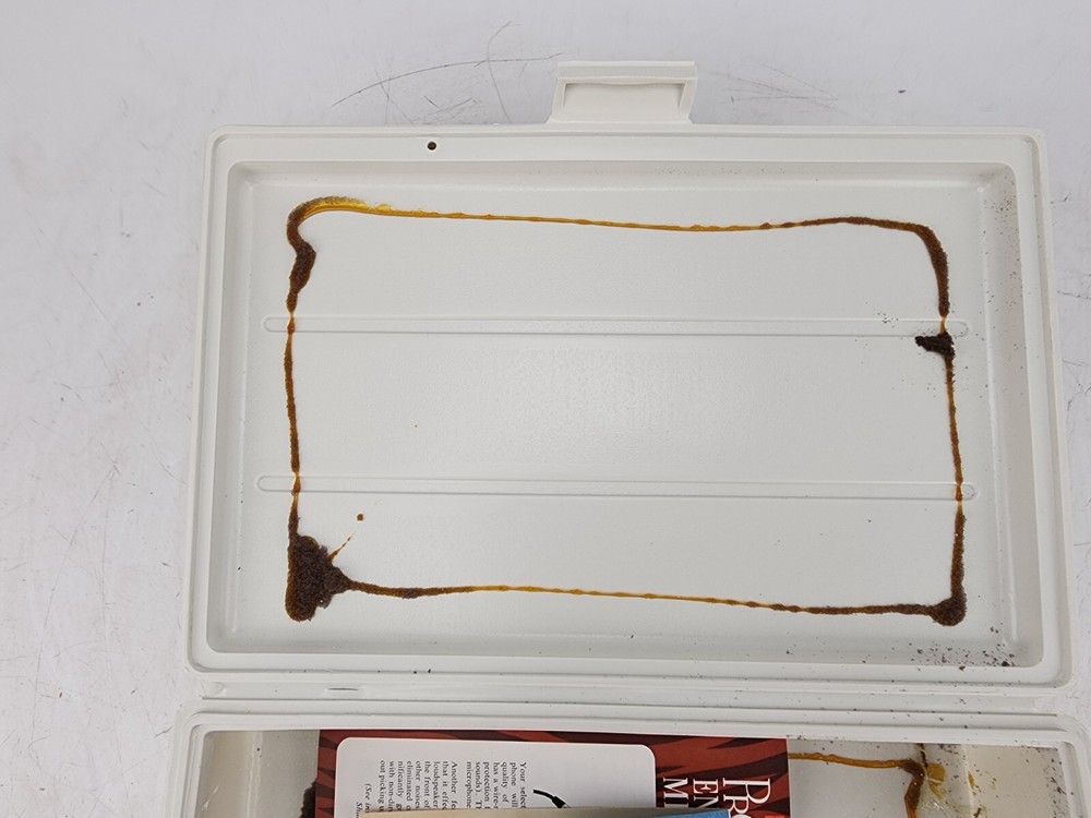 Vintage Shure Microphone Hard Plastic Protective Case White #4