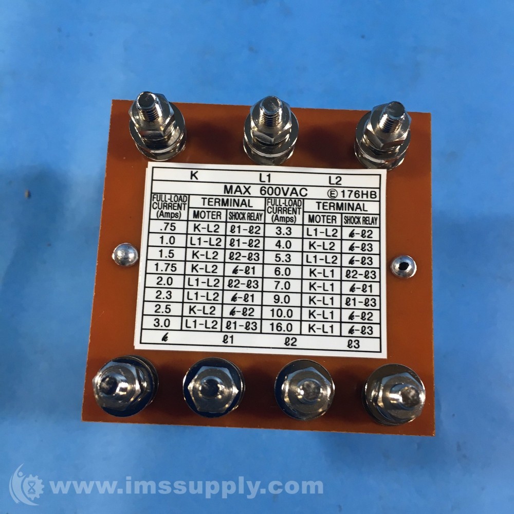 Tsubaki E176HB Current Transformer Shock Relay FNOB