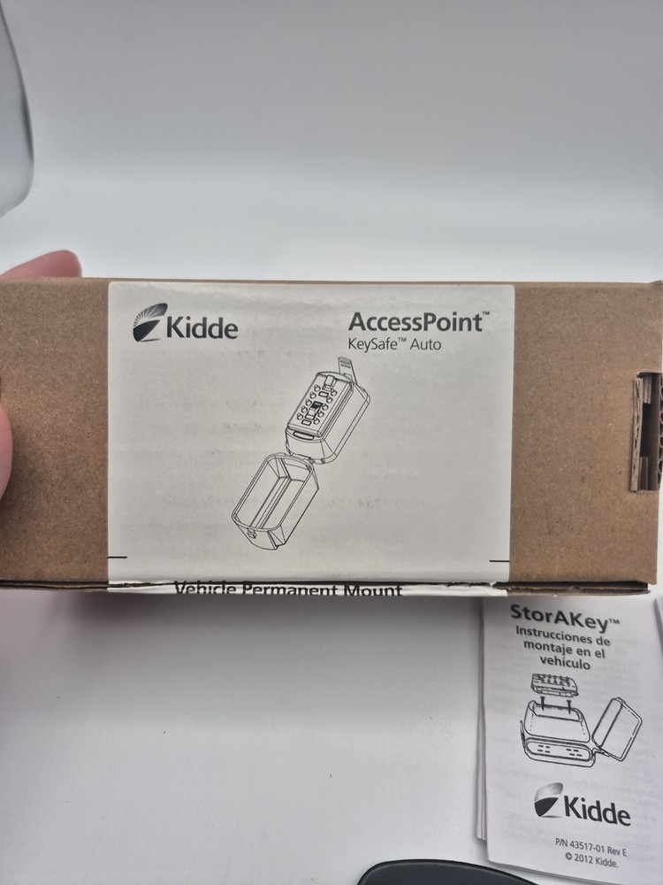 Kidde Access Point Key Safe Auto #001324 Vehicle Pushbutton Combination KeyBox