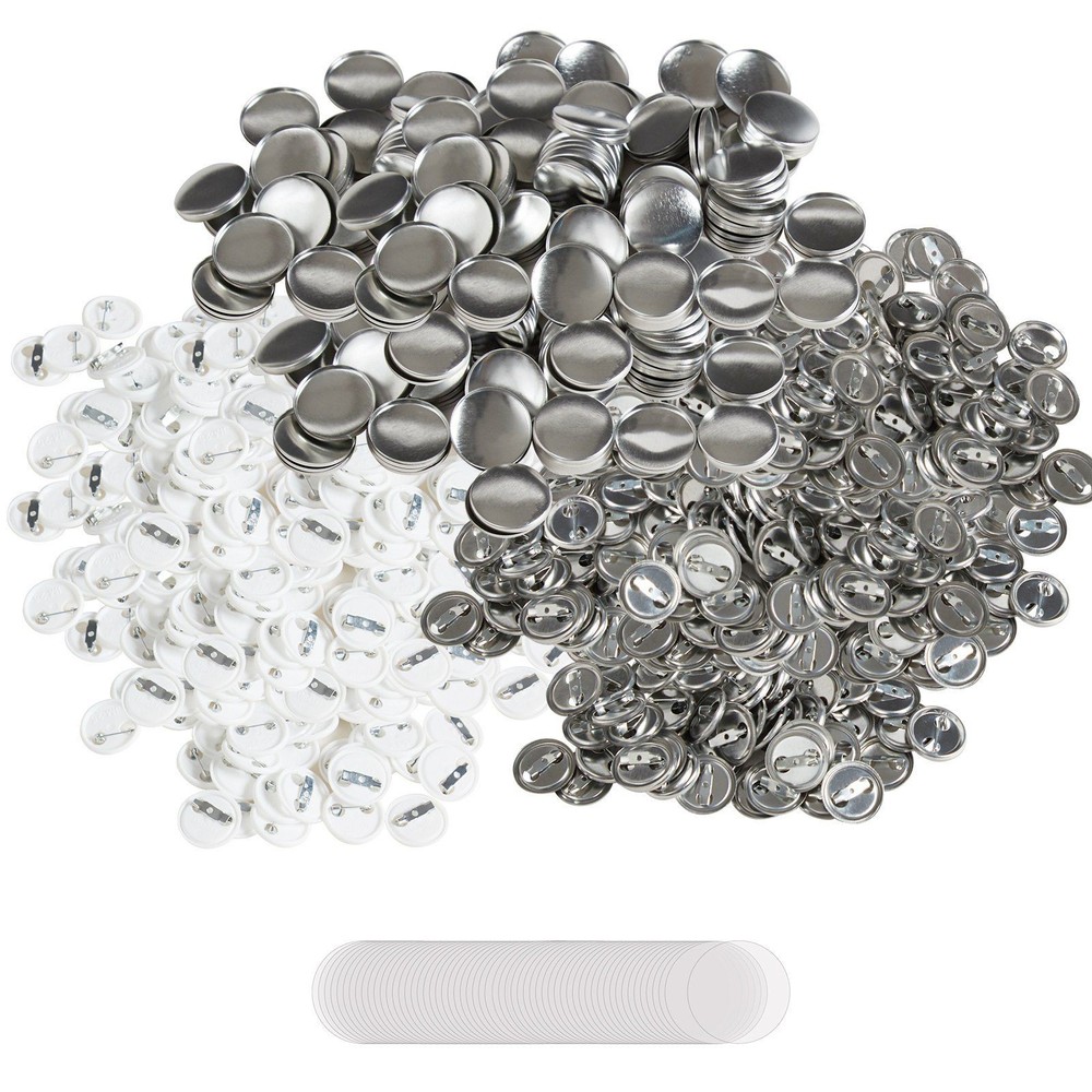 1 inch 25mm Button Elements 500 Sets for Badge Making Accessories