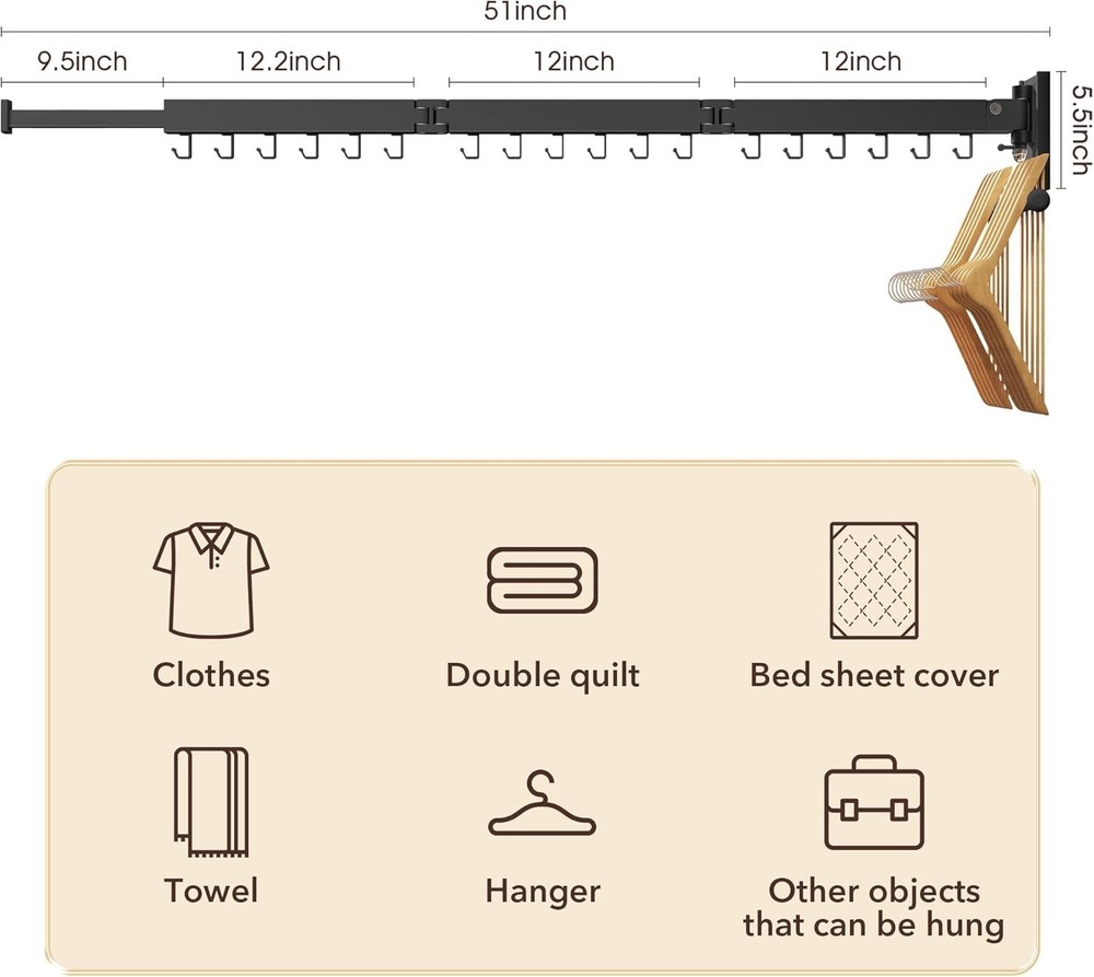 Collapsible Clothes Drying Rack - Sturdy Design