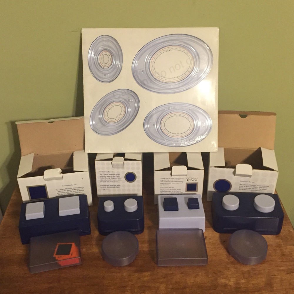 Creative Memories Tools Square Makers Circle Makers Oval Patterns Scrapbooking