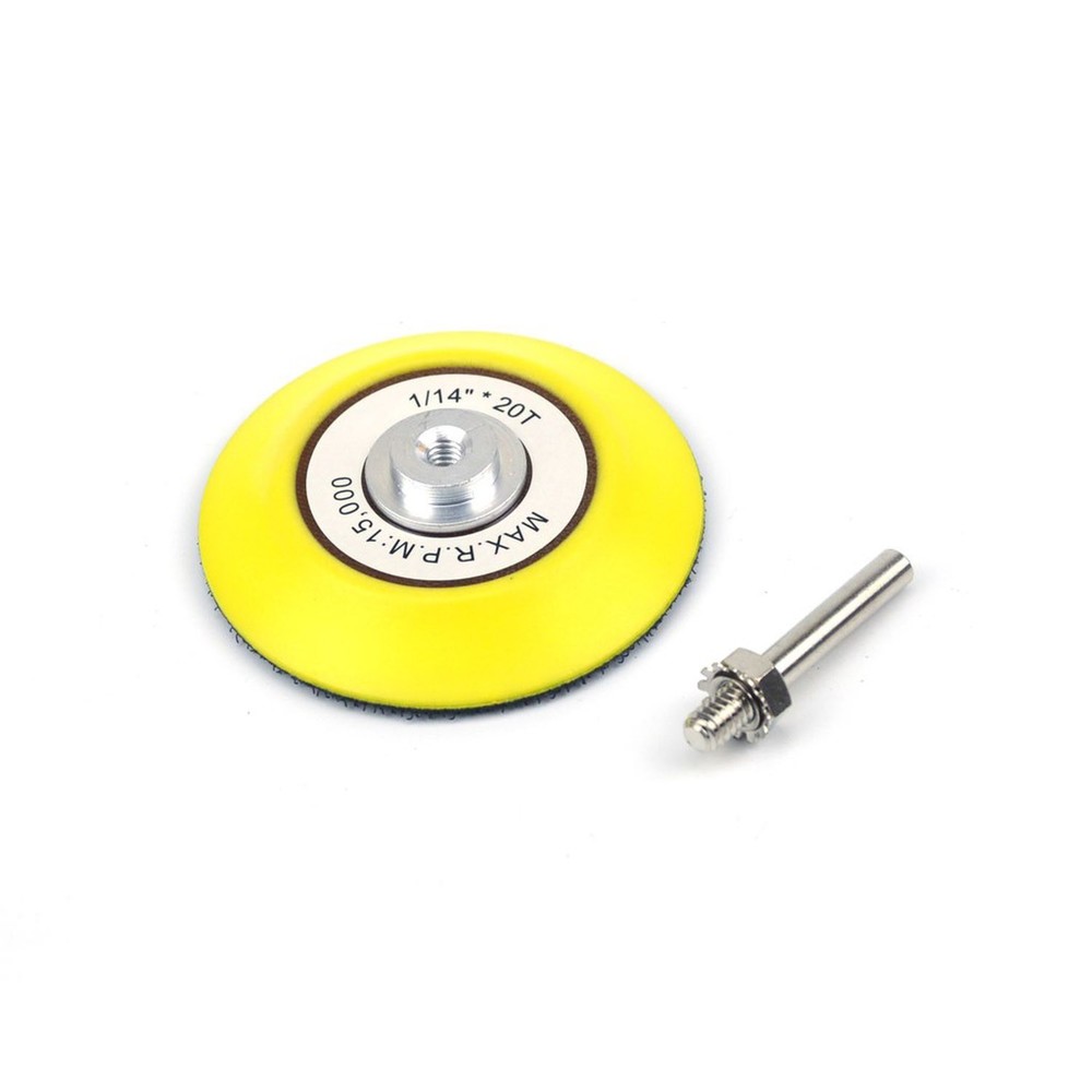 3" Hook and Loop Backer Pad with 6mm Shank, Hurricane