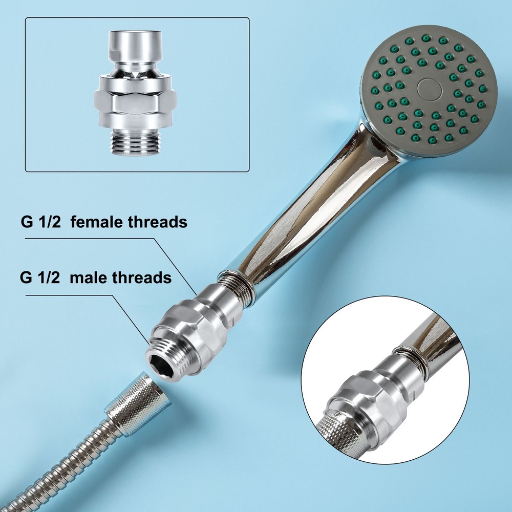 Shower ball joint, shower flow control valve G1/2