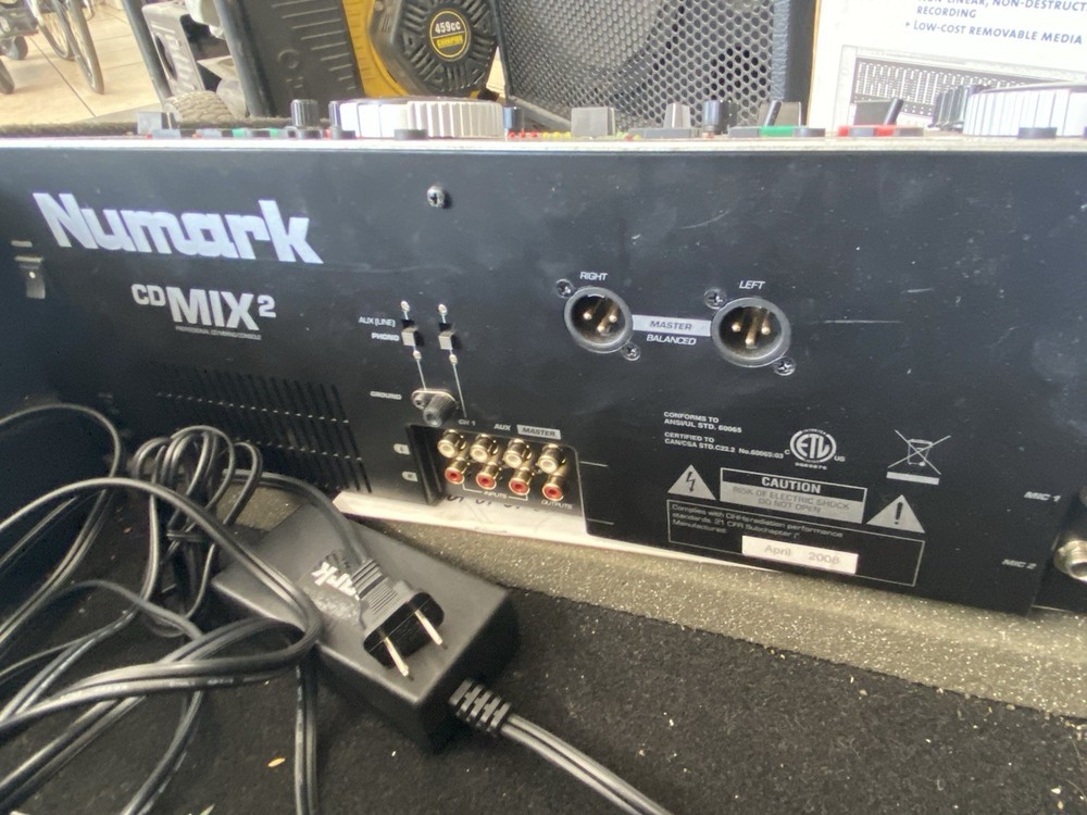 Numark CDMIX2 Professional CD Mixing Console Duel Player Fully Flight Cased