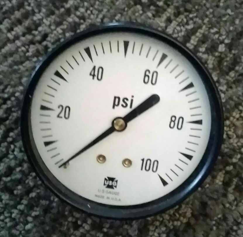 USG SINGLE GUAGE 100 PSI