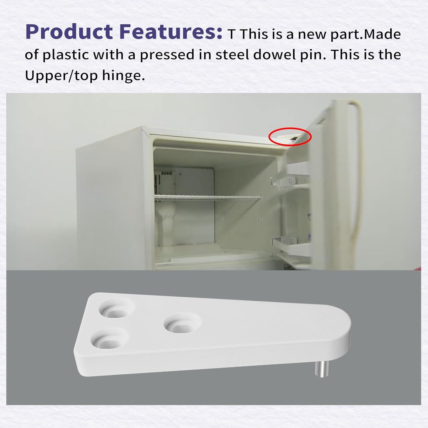 302985 & 303001 Mini Compact Freezer Top Hinge Compatible with Kenmore...