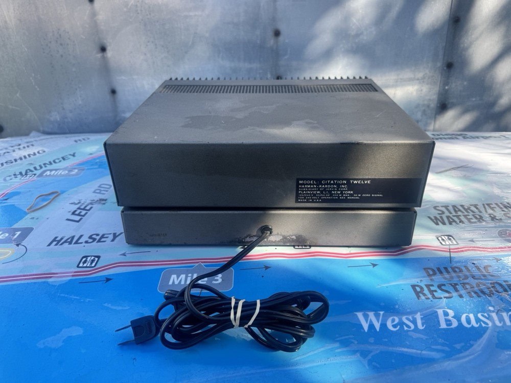 Harmon Kardon Stereo Amplifier Citation 12 Tested Working Good