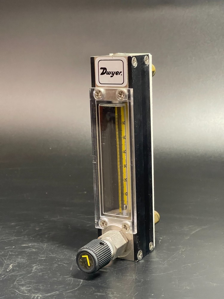Dwyer VA12414 Variable Area Flow Meter 1/4" Range Air Gas Flow Indicator