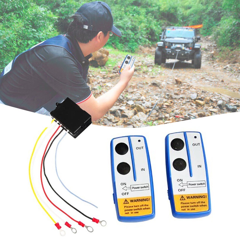 12V 150ft Winch Remote Wireless Control Switch Handset Kit For ATV SUV UTV
