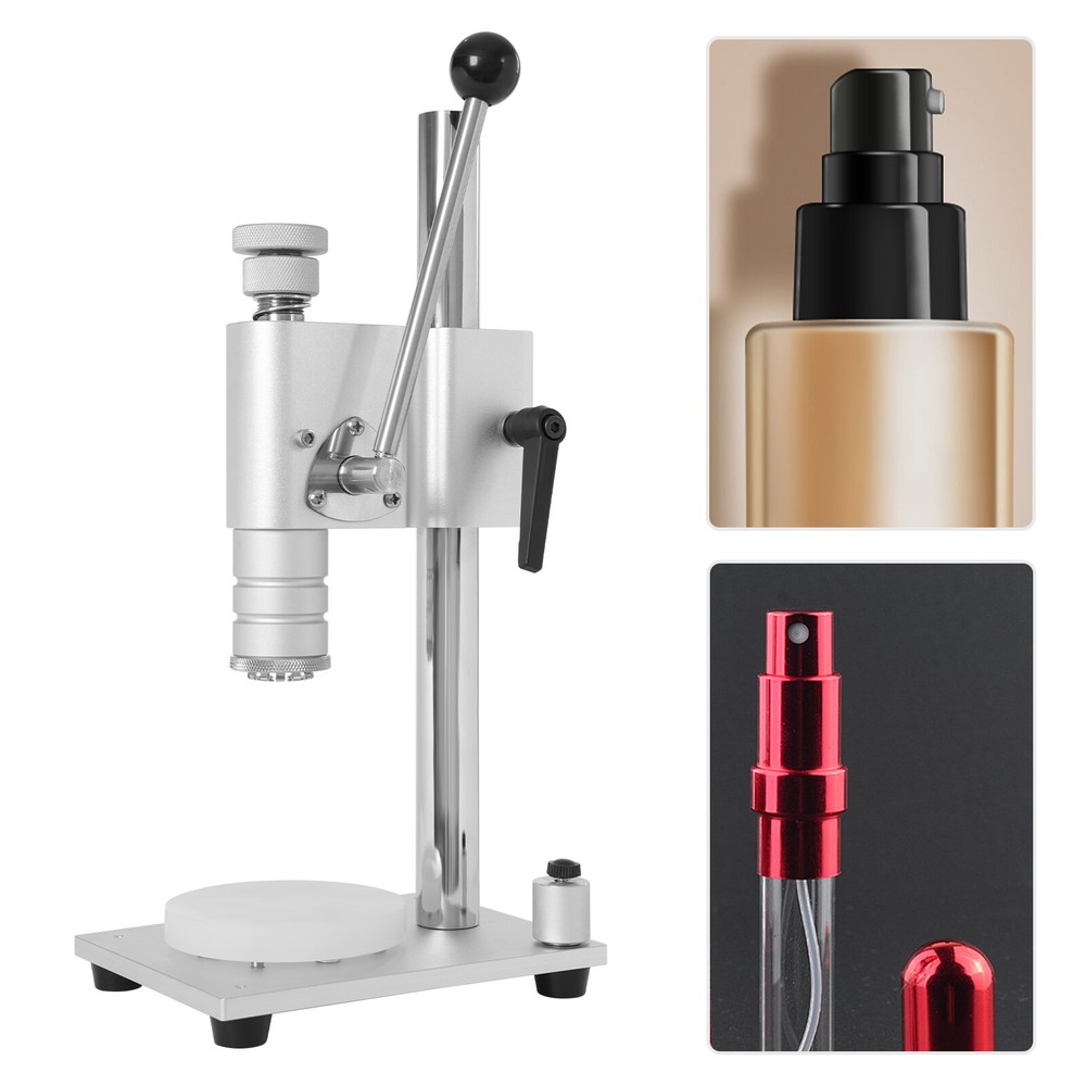Perfume Bottle Capping Sealing Machine Manual Crimper Lid Cap Lock Machine