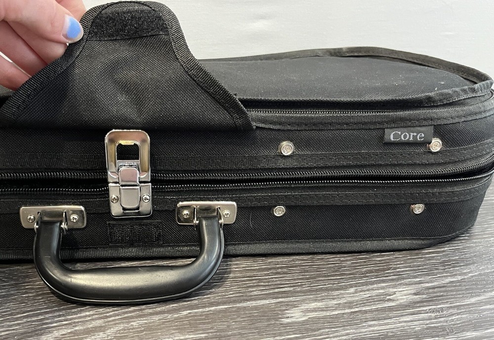 Core Violin Case With Straps 2 Zipper Compartments