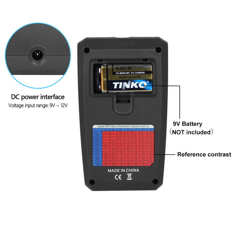 BSIDE ESR02 Pro Transistor Tester Multifunctional Digital Tester Diode Q4S5