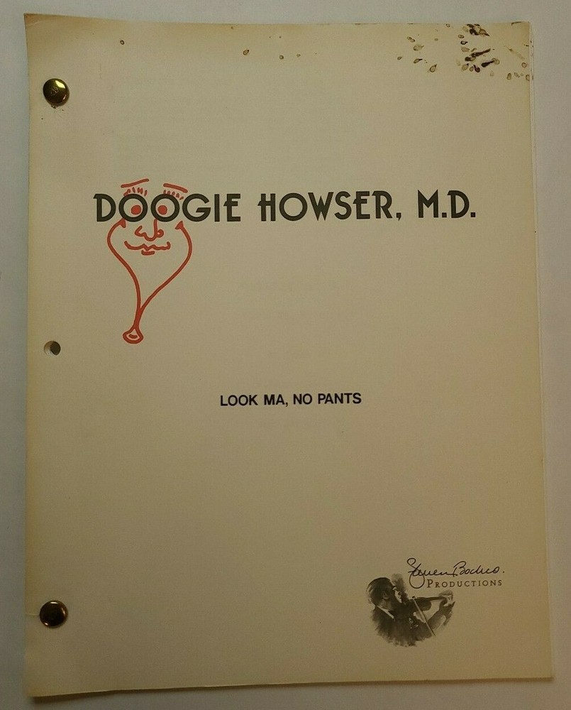 DOOGIE HOWSER, M.D. / Mitchel Katlin 1992 TV Script, "Look Ma, No Pants"