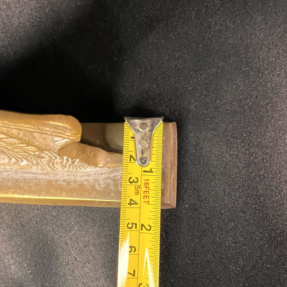 Solid Brass Angel Candle Candlestick Holder, Double Sided, 9-inch