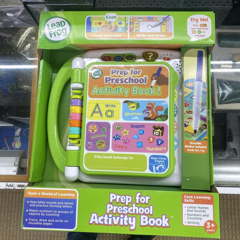 LeapFrog Prep for Preschool Activity Book Green