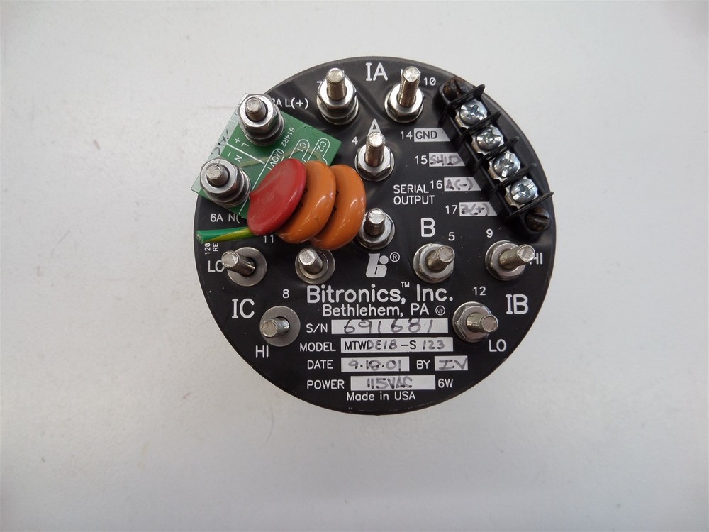 Bitronics MTW DEIB-S123 Multi-Comm Digital Power Meter