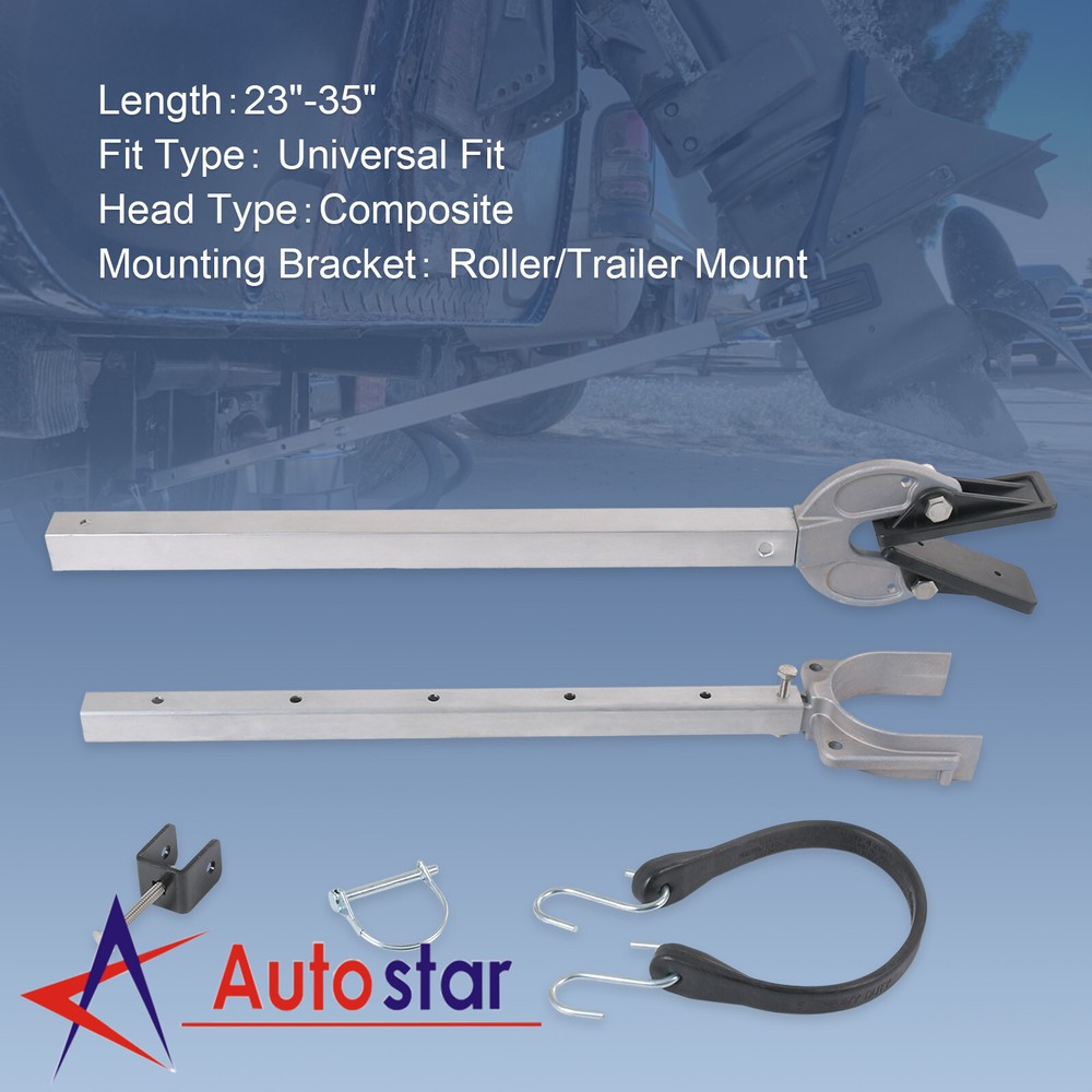 For 400-RB Adjustable 23-35" Transom Saver Composite Head Holds Engine