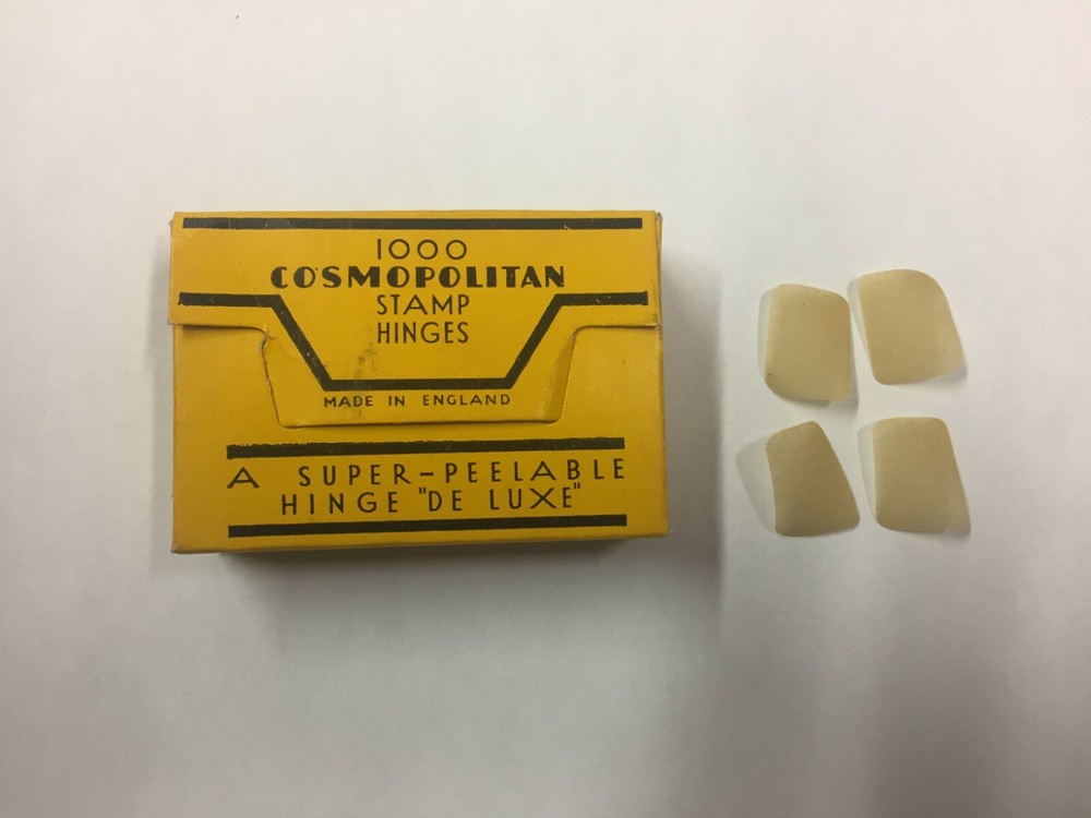 1000 Cosmopolitan Vintage Stamp Hinges - Unfolded