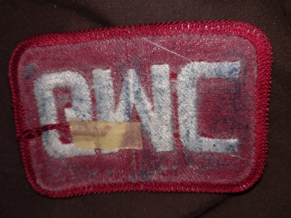 Vintage GMC Logo Red Cloth Patch