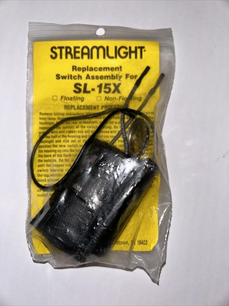 STREAMLIGHT Replacement SWITCH Module For SL-15X Flashlight Light 15140 New OEM