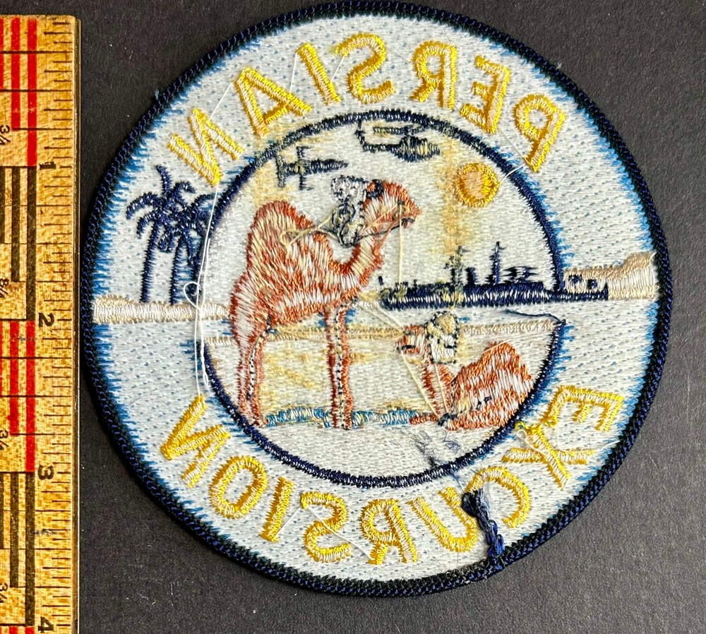 Desert Storm Shield Persian Excursion Camel Palm Tree Patch Saudi Arabia