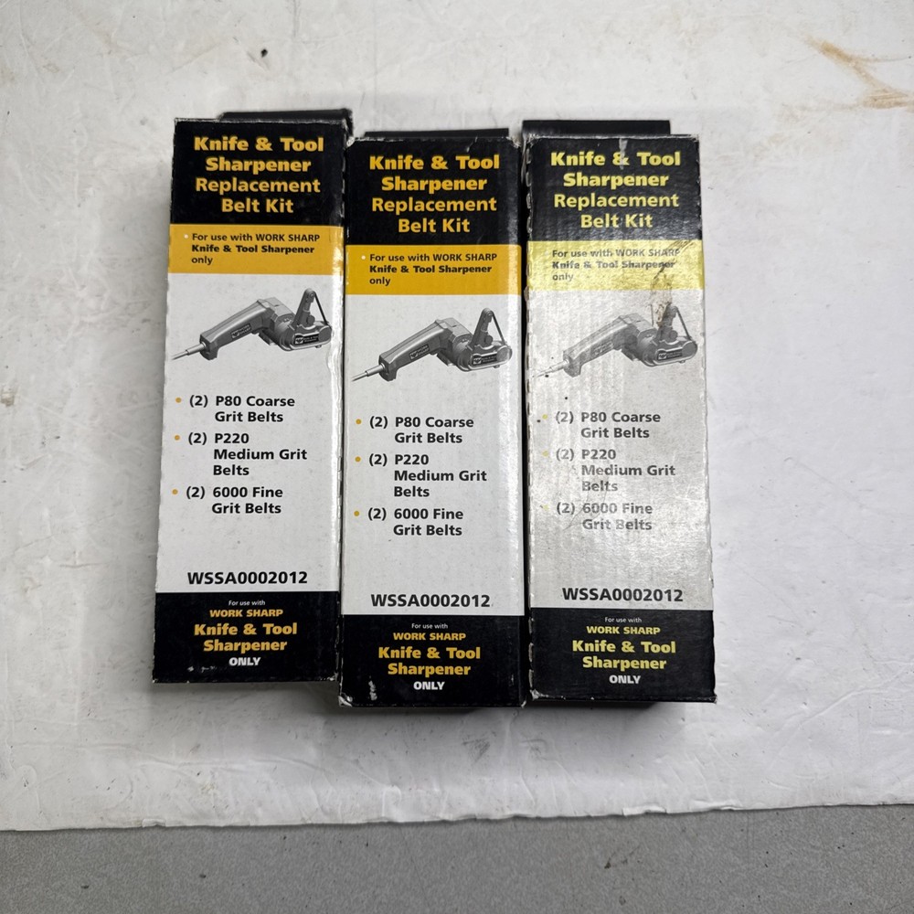 Work Sharp WSSA0002012 Knife and Tool Sharpener Replacement Belt Kit