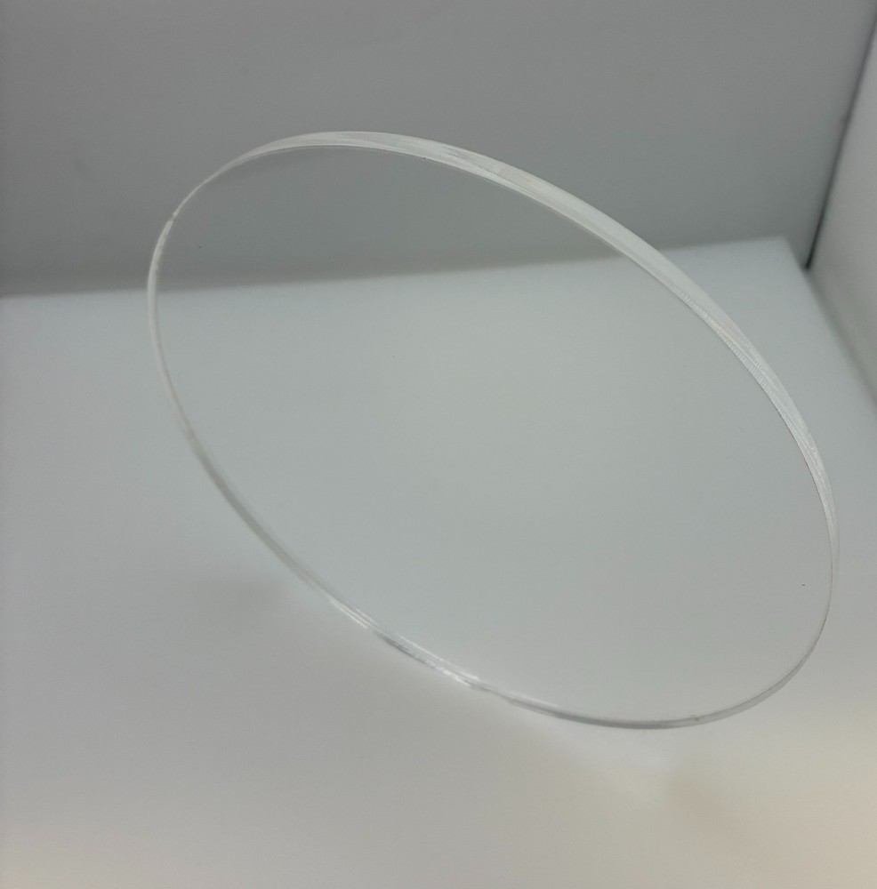 Acrylic Plexiglass Plastic Round Circle - 3/16" Thick - Clear - 7" Diameter