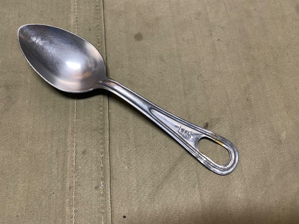 ORIGINAL WWII US INFANTRY M1942 ARMY MESS KIT SPOON UTENSIL