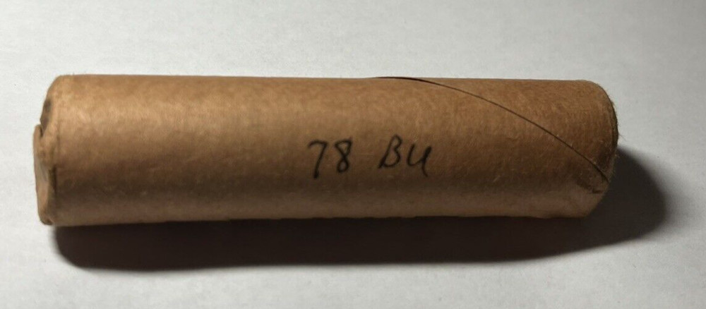 1978-P BU RED LINCOLN MEMORIAL CENT ROLL Original Wrapper
