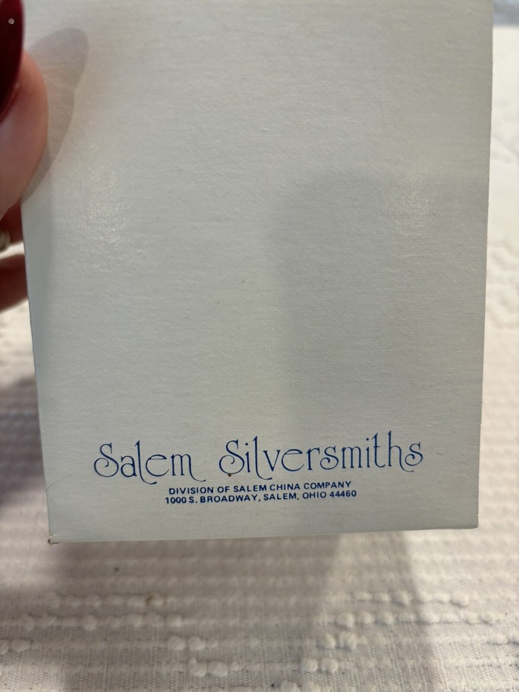 Vintage Salem Silversmiths 5” Silverplate Goblet