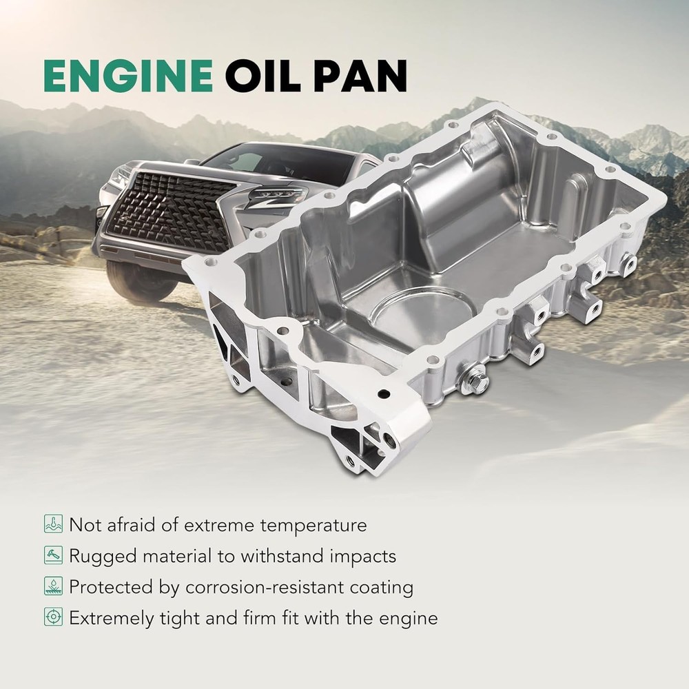 Engine Oil pan and Gasket Drain Plug Set Replacement for Mini Cooper...