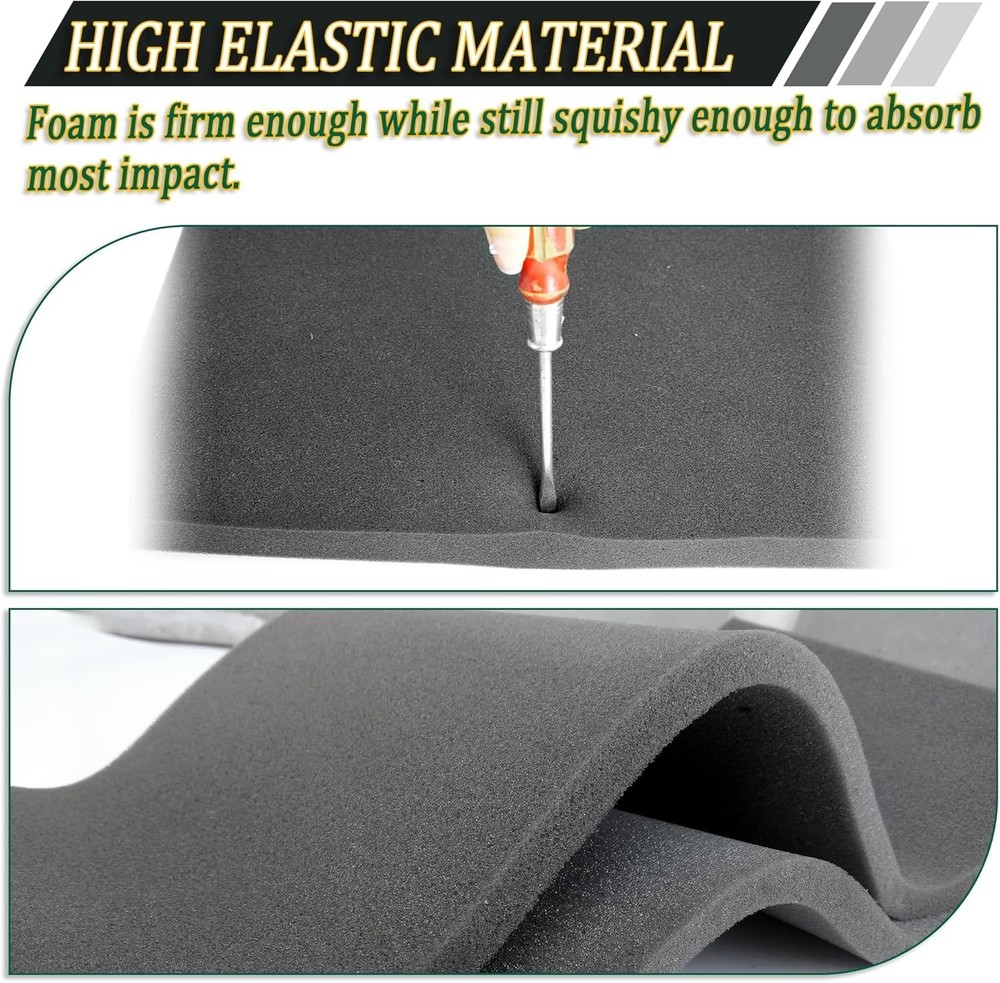 8 Pack Polyethylene Foam Pads Cuttable Cushioning Inserts for Packing Cases