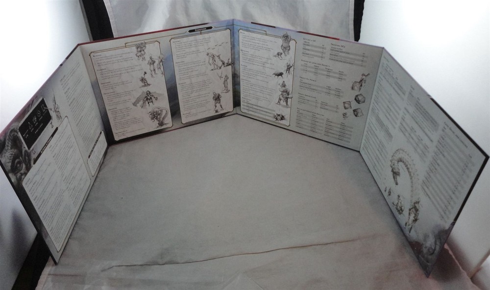 Dungeons & Dragons 5th Ed 5E 4-Panel DM's Dungeon Master's Screen