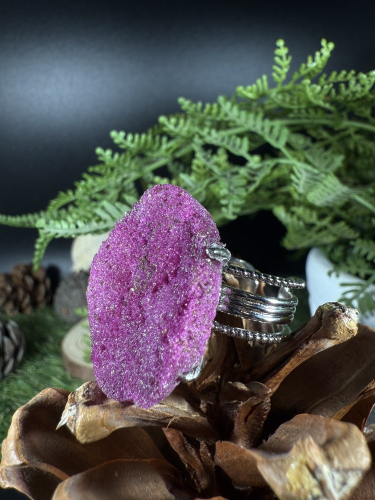 Ruby Ring Jewelry, Unique handmade crystal ring，Adjustable Ring