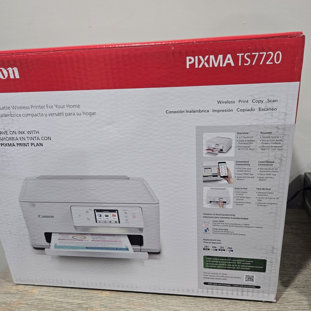 Canon PIXMA TS7720 Wireless Inkjet All-in-One Printer