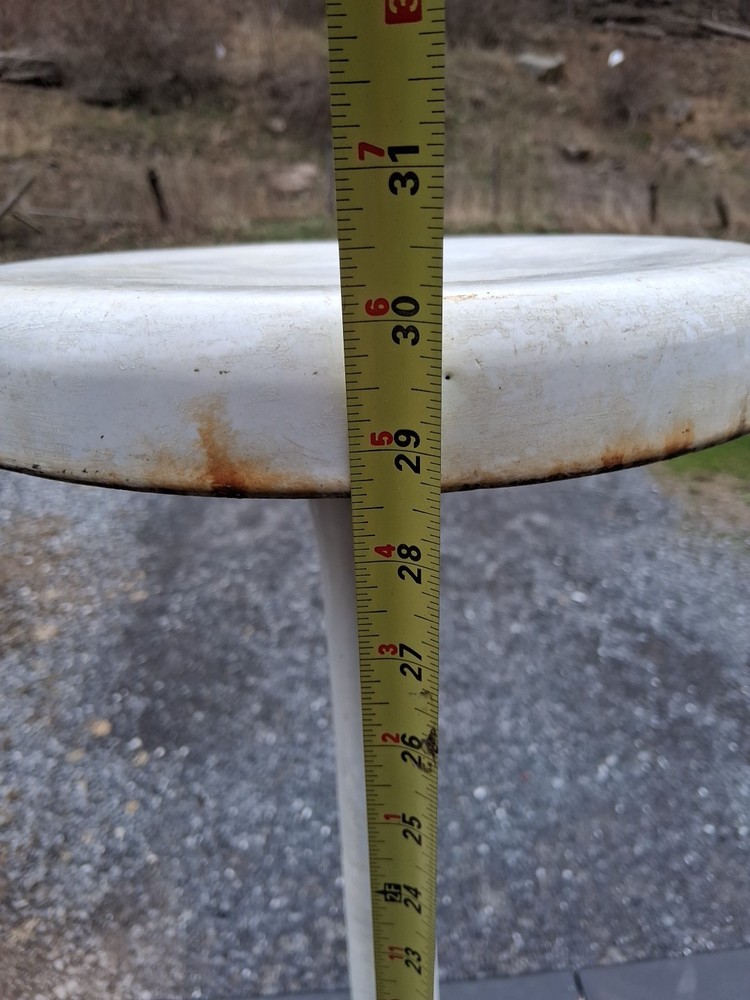 Vintage Cast Iron Bar Stool