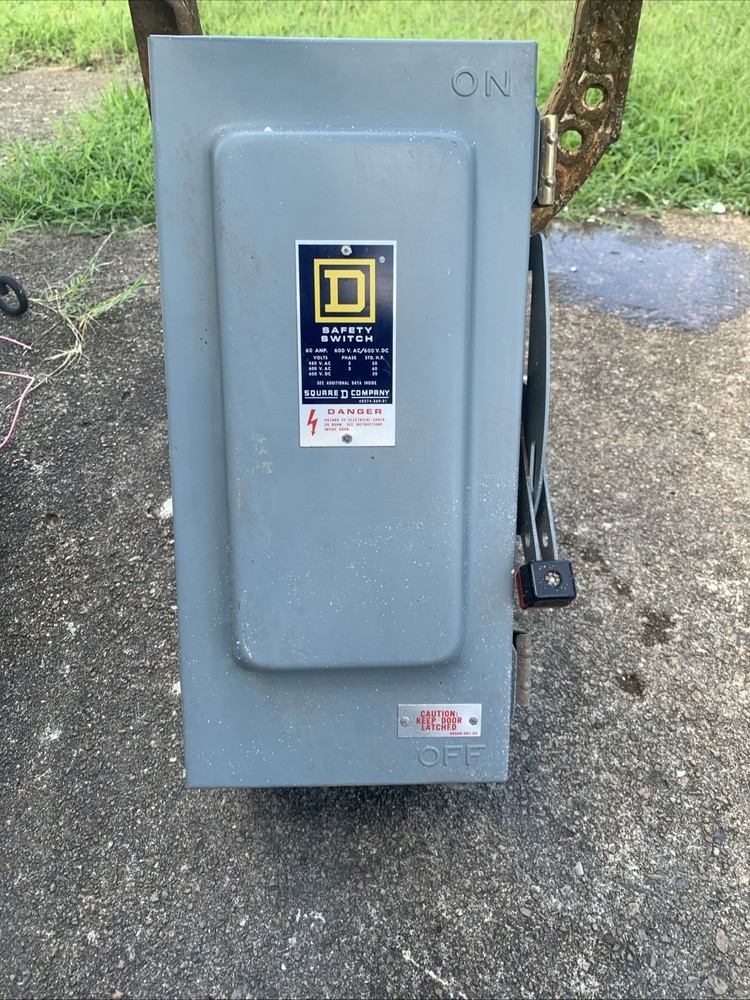 Square D HU362AWK Disconnect Switch, 600VACDC 60A