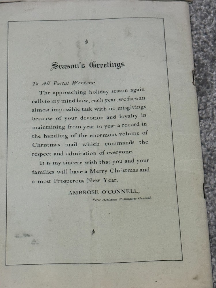 6 United States Official Postal Guides From 1940 Paperback