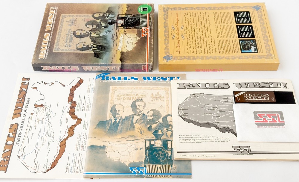 Rails West - SSI - 1984 / Atari 8-bit