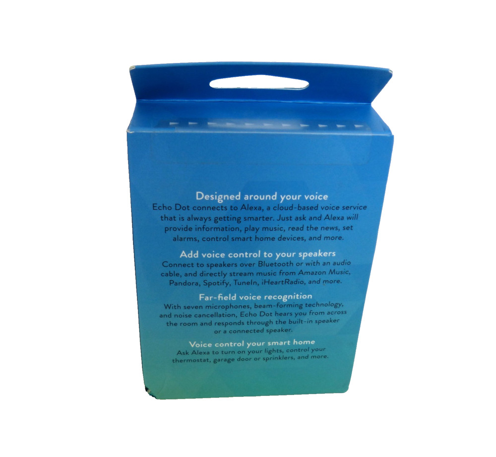 Echo Dot 2nd Generation Smart Speaker Black Alexa Sealed